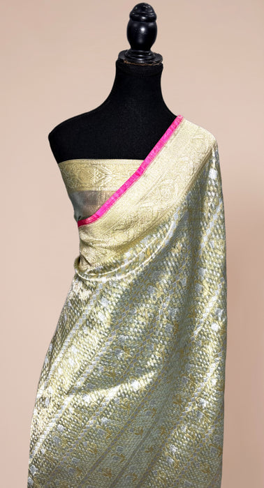Pure Banarasi Tissue Handloom Saree - Sona Roopa
