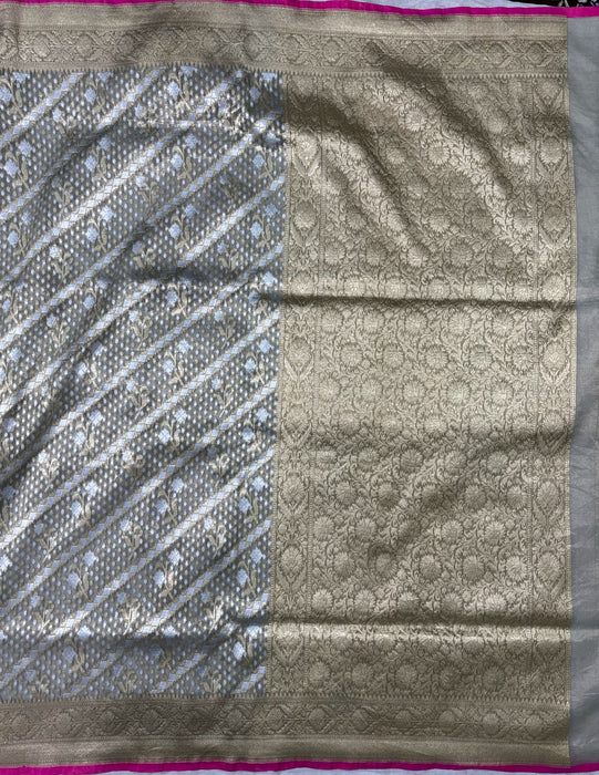 Pure Banarasi Tissue Handloom Saree - Sona Roopa