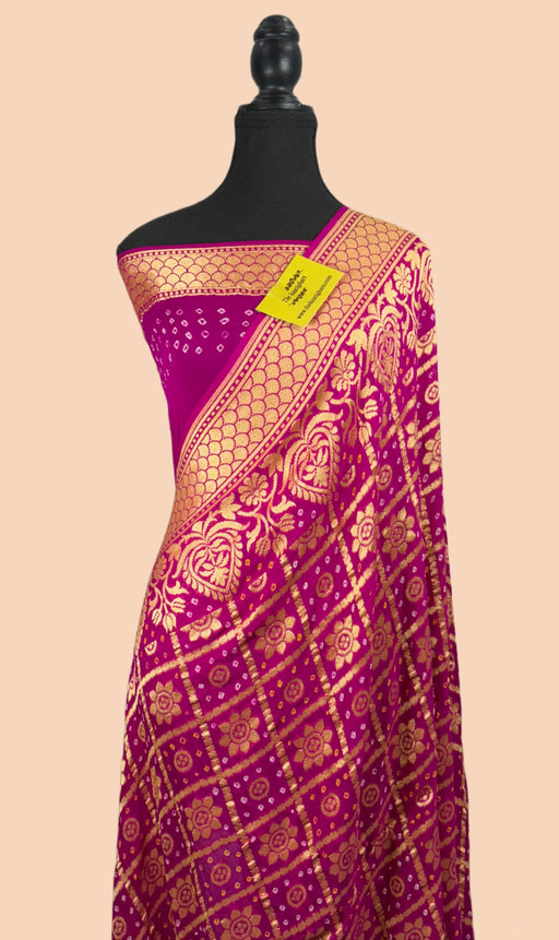 buy authentic bandhani saree