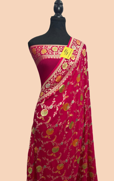Buy Rani Meenakari saree online in Canada