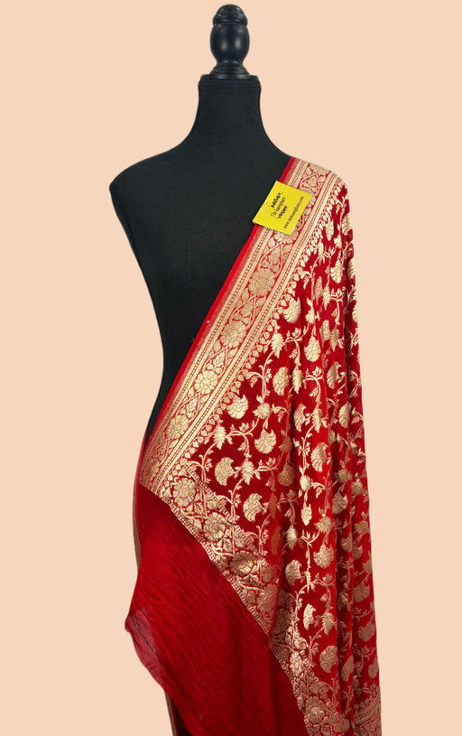 Buy Red Banarasi Dupatta online 