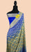 Buy Royal blue georgette bandhani saree