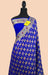 buy Blue Purechiffon saree online in US 