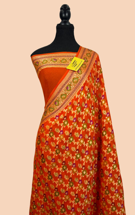 buy pure chiffon saree online in US