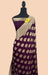 buy wine georgette meena saree online in Canada